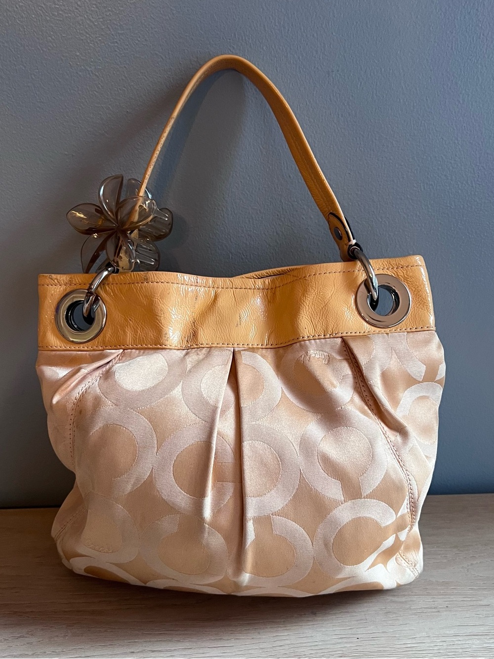 Coach Ashley Op Art Shoulder Bag - Picture 2 of 8